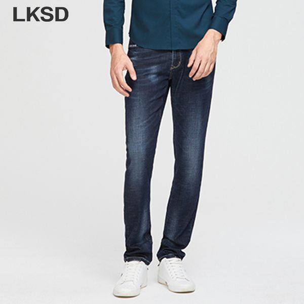 lksd autumn winter new causal simple men jeans fashion high waist straight ankel-length men's pants u16190054, Blue
lksd autumn winter new causal simple men jeans fashion high waist straight ankel-length men's pants u16190054, Blue