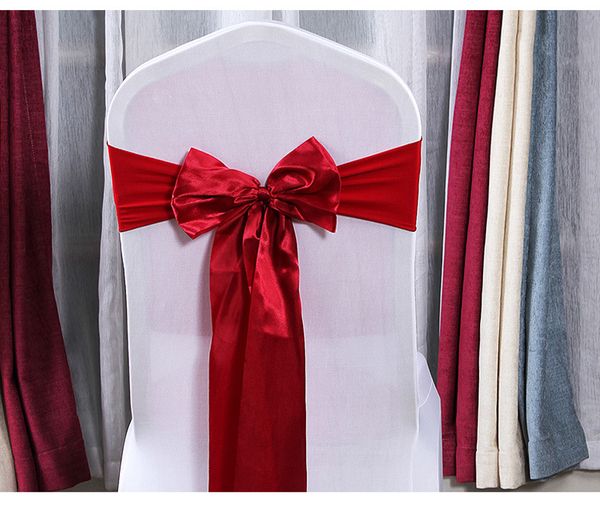sashes 25pcs wedding decoration knot chair bow satin spandex cover band ribbons tie backs for party banquet decor
sashes 25pcs wedding decoration knot chair bow satin spandex cover band ribbons tie backs for party banquet decor