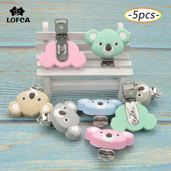 lofca 5pc new koala pacifier clip cartoon silicone bead baby teether teething accessories clip nipple clasps toy diy bead tool
lofca 5pc new koala pacifier clip cartoon silicone bead baby teether teething accessories clip nipple clasps toy diy bead tool
