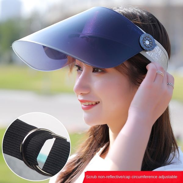 2019 new korean style sun hat lengthened eaves riding cap leisure sports empty 2019 women's new women's style sun hat women, Blue;gray
2019 new korean style sun hat lengthened eaves riding cap leisure sports empty 2019 women's new women's style sun hat women, Blue;gray