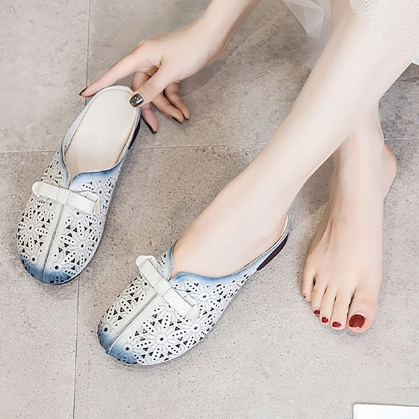 tilocow platform wedges women's wrap toe slippers for women genuine leather retro summer slide shoes woman hollow out flip flops, Black
tilocow platform wedges women's wrap toe slippers for women genuine leather retro summer slide shoes woman hollow out flip flops, Black