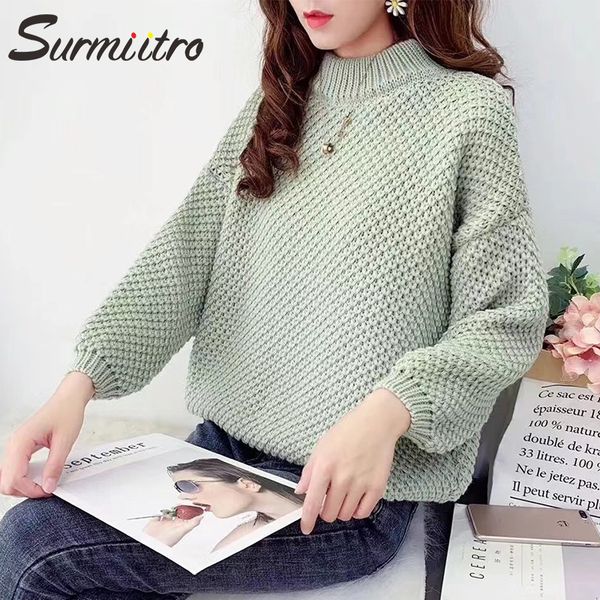 surmiitro coarse knitted warm winter sweater women 2020 lady korean style long sleeve jumper tricot pullover female knitwear, White;black
surmiitro coarse knitted warm winter sweater women 2020 lady korean style long sleeve jumper tricot pullover female knitwear, White;black
