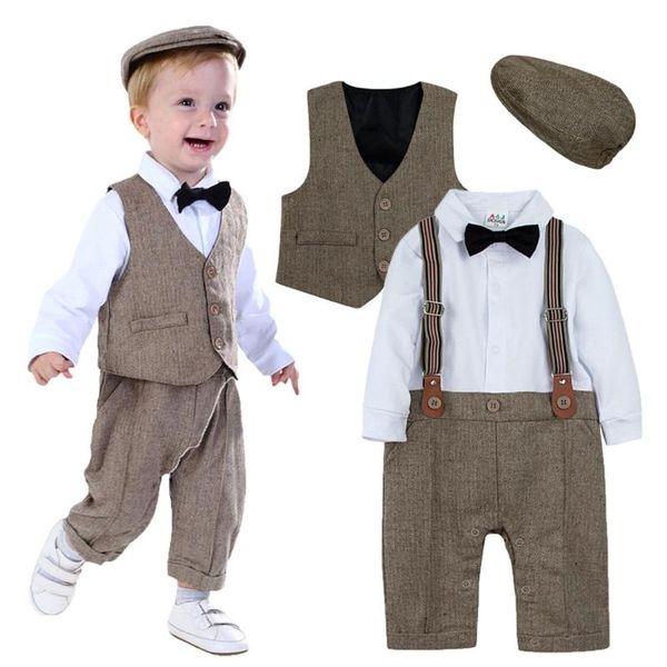 newborn baby boys clothing set infant gentleman outfit baby formal suspender overalls autumn winter long sleeve romper 3pcs, White
newborn baby boys clothing set infant gentleman outfit baby formal suspender overalls autumn winter long sleeve romper 3pcs, White
