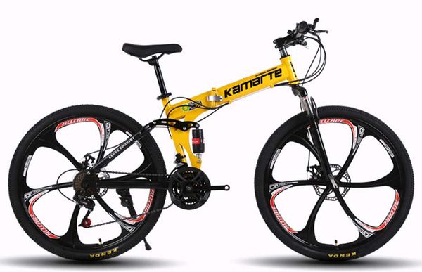26 inch 21 speed yellow folding mountain bike variable speed cross country bicycle high carbon steel mountain bike
26 inch 21 speed yellow folding mountain bike variable speed cross country bicycle high carbon steel mountain bike