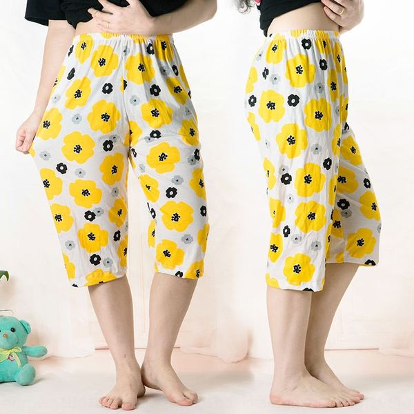 women's pure cotton capri home casual home casual pants pants women's pajamas, Blue;red
women's pure cotton capri home casual home casual pants pants women's pajamas, Blue;red