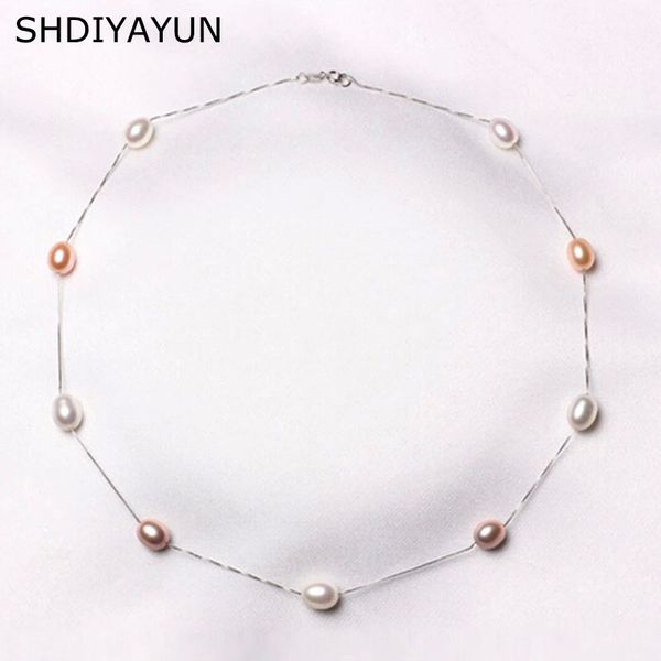 shdiyayun fine pearl necklace 925 sterling silver pearl jewelry natural freshwater choker pendants jewelry for women gift
shdiyayun fine pearl necklace 925 sterling silver pearl jewelry natural freshwater choker pendants jewelry for women gift