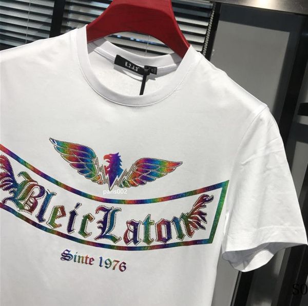 men's 2020 new trend european and american style handsome reflective letters eagle shiny diamond trend cotton short-sleeved t-shirt
men's 2020 new trend european and american style handsome reflective letters eagle shiny diamond trend cotton short-sleeved t-shirt