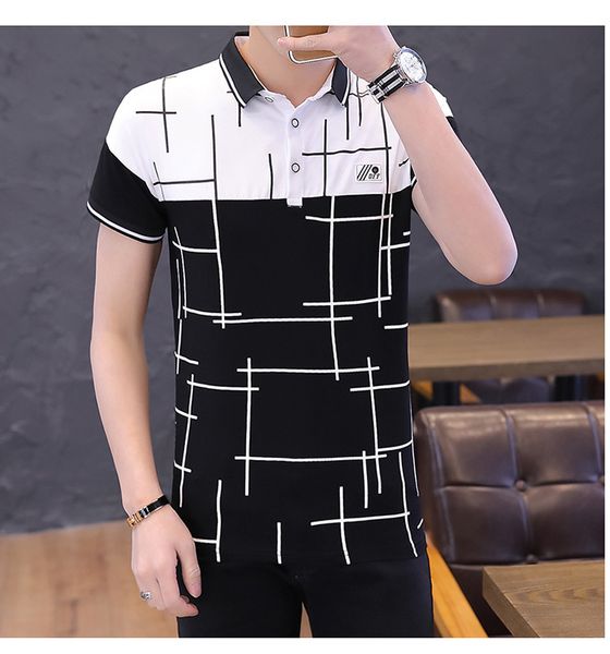 striped slim polo shirts summer short sleeve contrast color homme soft breathable material casual clothes asian size, White;black
striped slim polo shirts summer short sleeve contrast color homme soft breathable material casual clothes asian size, White;black