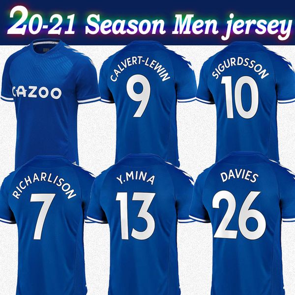 20-21 #7 richarlison #10 sigurdsson soccer jersey 2021 men home blue soccer shirt short sleeve customized football uniform, Black;yellow
20-21 #7 richarlison #10 sigurdsson soccer jersey 2021 men home blue soccer shirt short sleeve customized football uniform, Black;yellow