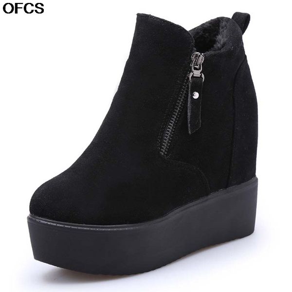 warm winter boots women 2020 fashion female platform zipper snow boots female casual shoes with fur ladie ankle, Black
warm winter boots women 2020 fashion female platform zipper snow boots female casual shoes with fur ladie ankle, Black