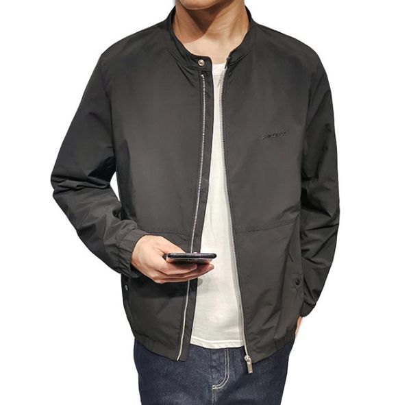 mens letter embroidery casual jackets man stand collar zipper fly pocket short coats men autumn oversize outerwears, Black;brown
mens letter embroidery casual jackets man stand collar zipper fly pocket short coats men autumn oversize outerwears, Black;brown