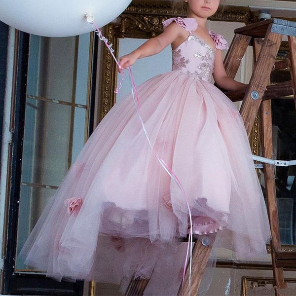 girl's dresses pink flower girls for wedding with sweet train first communion dress lace golden kids party gowns, Red;yellow
girl's dresses pink flower girls for wedding with sweet train first communion dress lace golden kids party gowns, Red;yellow