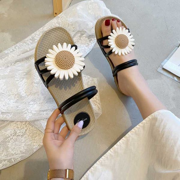 women sandals shoes beach flower slipper fashionable cute wear outside summer dames slides casual soft big toe foot corrector, Black
women sandals shoes beach flower slipper fashionable cute wear outside summer dames slides casual soft big toe foot corrector, Black