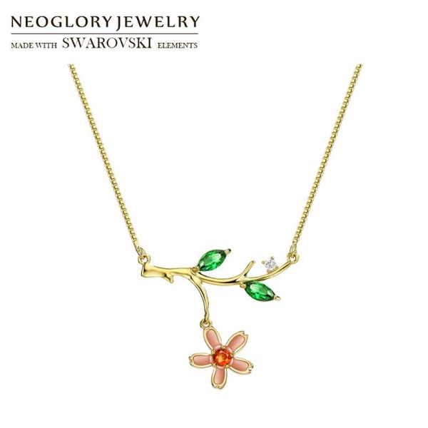 neoglory zircon & enamel long pendant charm necklace exquisite geometric flower with leaf cute girl dress lady sale gift, Silver
neoglory zircon & enamel long pendant charm necklace exquisite geometric flower with leaf cute girl dress lady sale gift, Silver
