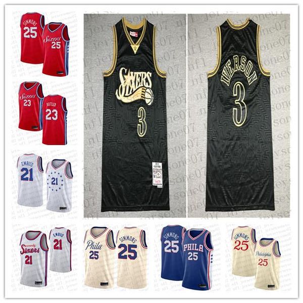 men's philadelphia 76ers 21 joel nba embiid 25 bensimmons 23 butler red white blue throwback basketball editionjers, Black
men's philadelphia 76ers 21 joel nba embiid 25 bensimmons 23 butler red white blue throwback basketball editionjers, Black