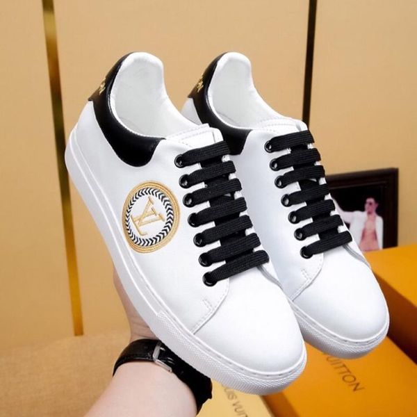 2021-2020r luxury design mens fashion leather rubber bottom sneakers all -match breathable men 's casual shoes mens banquet shoes size, Black
2021-2020r luxury design mens fashion leather rubber bottom sneakers all -match breathable men 's casual shoes mens banquet shoes size, Black