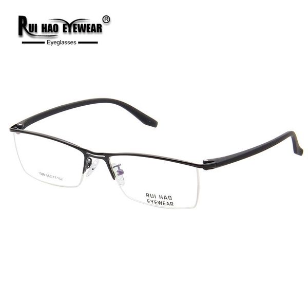 rectangle eyeglasses frame men 4 color stainless steel eyewear frames high elasticity tr90 leg optical spectacles 1088, Black
rectangle eyeglasses frame men 4 color stainless steel eyewear frames high elasticity tr90 leg optical spectacles 1088, Black