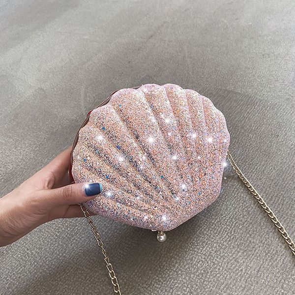 pu wild shell bag crossbody chain shoulder messenger evening bag with sequins clutch sac fashion purses and handbags
pu wild shell bag crossbody chain shoulder messenger evening bag with sequins clutch sac fashion purses and handbags