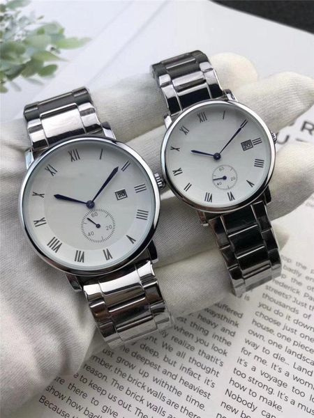 lovers watches luxury designer womens mens stainless steel quartz movement waterproof watches orologio di lusso, Slivery;brown
lovers watches luxury designer womens mens stainless steel quartz movement waterproof watches orologio di lusso, Slivery;brown