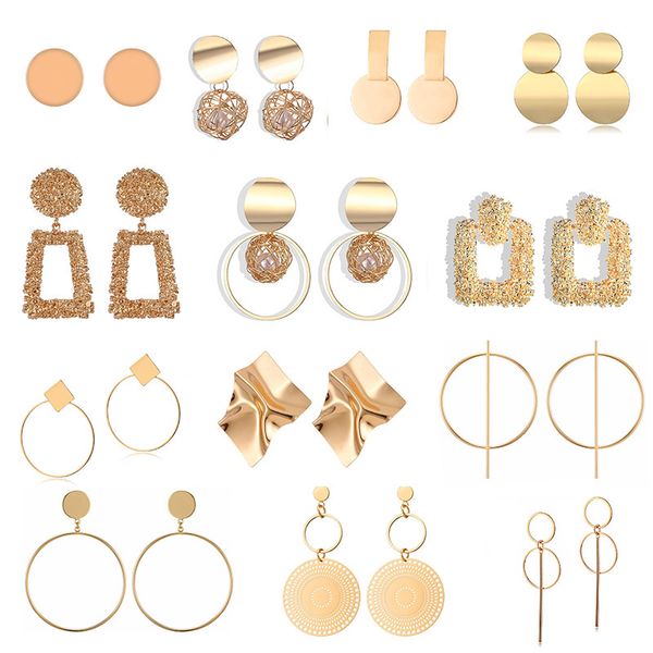 fashion statement earrings 2020 big geometric earrings for women hanging dangle drop earing modern jewelry, Silver
fashion statement earrings 2020 big geometric earrings for women hanging dangle drop earing modern jewelry, Silver