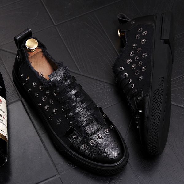 мода мужчины туфли punk заклепки rhinestone black party свадебная обувь заостренный носок квартиры ночной клуб сценические шнуровке бездельн
мода мужчины туфли punk заклепки rhinestone black party свадебная обувь заостренный носок квартиры ночной клуб сценические шнуровке бездельн