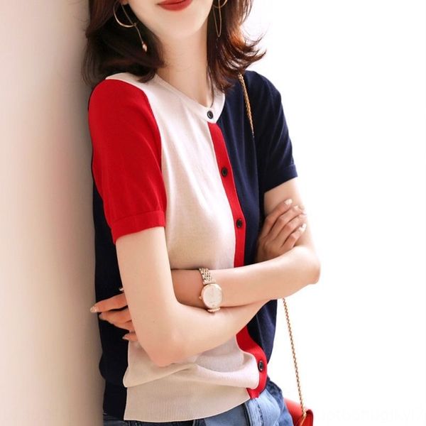 6l7mh fashionable elegant and comfortable color matching ice t-shirt linen short-sleeved t-shirt for women 2020 summer new contrast color kn, White;black
6l7mh fashionable elegant and comfortable color matching ice t-shirt linen short-sleeved t-shirt for women 2020 summer new contrast color kn, White;black