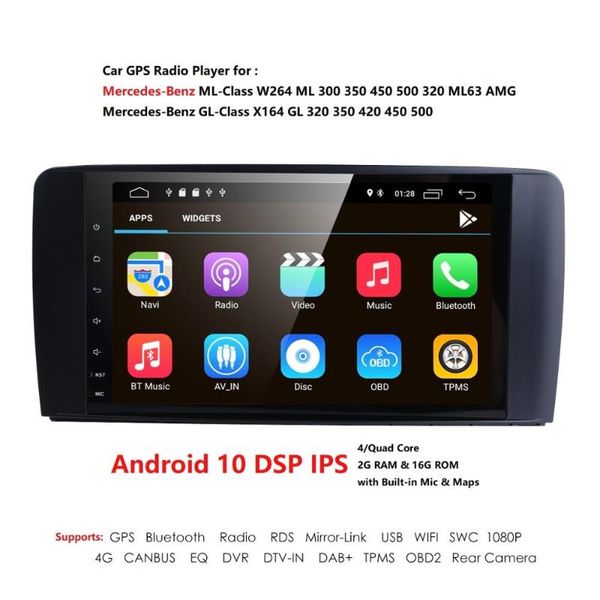 2 + 16 android 10 автомобиль autoaudio gps плеер для ml 320 / ml 350 / w164 (2005-2012) мультимедиа навигационных головного устройства прием
2 + 16 android 10 автомобиль autoaudio gps плеер для ml 320 / ml 350 / w164 (2005-2012) мультимедиа навигационных головного устройства прием