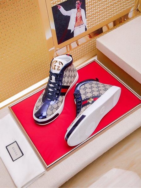 new5 fashion high to help casual men's shoes wild sports shoes outdoor comfortable lace men's shoes original box packaging fast de, Black
new5 fashion high to help casual men's shoes wild sports shoes outdoor comfortable lace men's shoes original box packaging fast de, Black