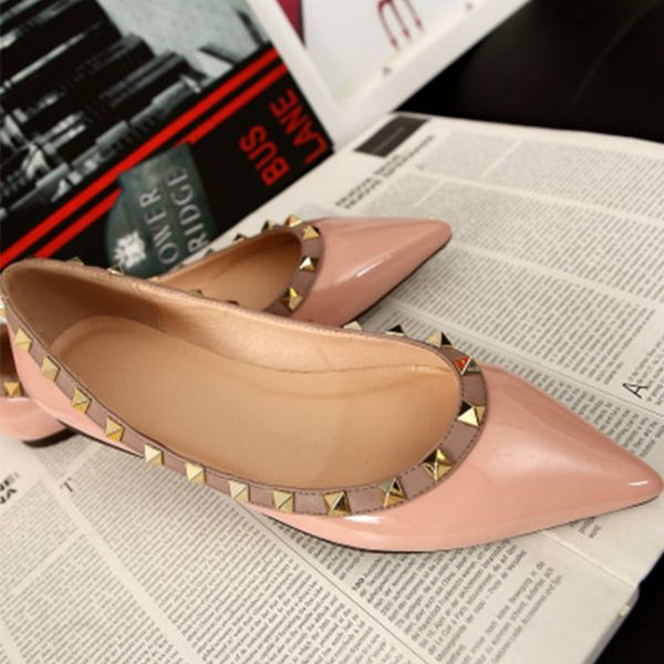 new women flats shoes dress shoes fashion rivets girls pointed toe shoes woman slip on loafers zapatos de mujer women slipper for party, Black
new women flats shoes dress shoes fashion rivets girls pointed toe shoes woman slip on loafers zapatos de mujer women slipper for party, Black