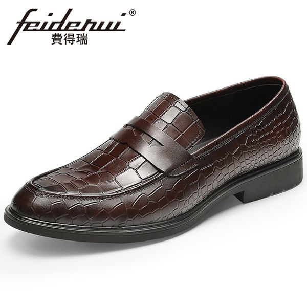 fashion genuine leather men's casual loafers round toe slip on man comfortable office flats handmade pattern penny shoes fhs286, Black
fashion genuine leather men's casual loafers round toe slip on man comfortable office flats handmade pattern penny shoes fhs286, Black
