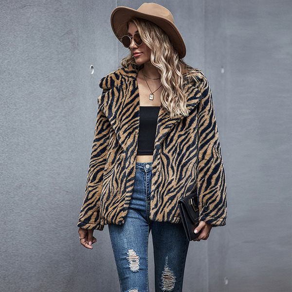 european style women fashionable tiger print turn down collar single long sleeve lapel jacket women, Black
european style women fashionable tiger print turn down collar single long sleeve lapel jacket women, Black