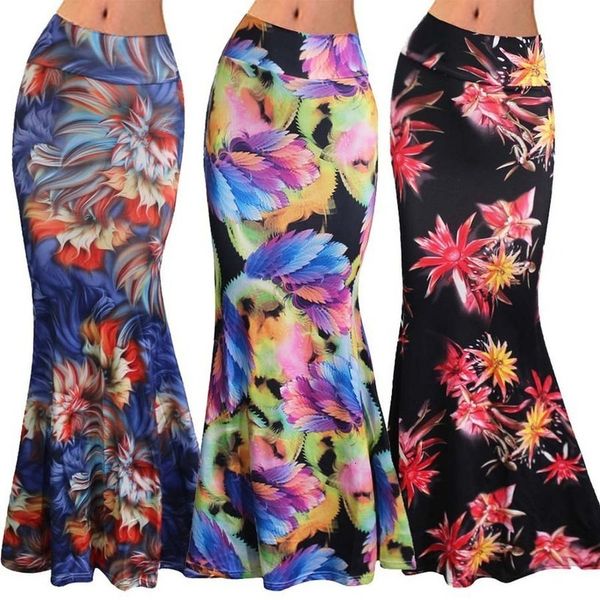 female stretch long skirt indie folk womens floral print skirt tunic new high waist hip striped skirts faldas bottoms, Black
female stretch long skirt indie folk womens floral print skirt tunic new high waist hip striped skirts faldas bottoms, Black