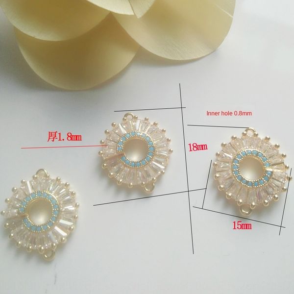 diy accessories diy material copper gold-plated white diamond pendant 24k bag gold micro zircon ring pendant, Silver
diy accessories diy material copper gold-plated white diamond pendant 24k bag gold micro zircon ring pendant, Silver
