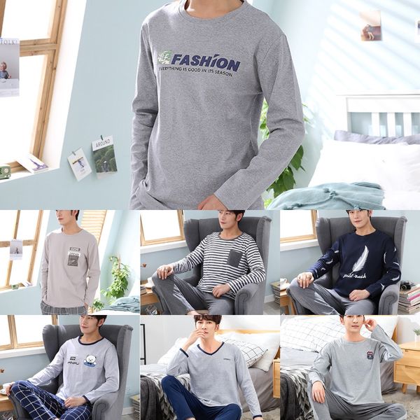 2019 new autumn and winter milk silk home clothes pajamas set milk silk long sleeve pajamas simple men's home clothes leisure, Black;brown
2019 new autumn and winter milk silk home clothes pajamas set milk silk long sleeve pajamas simple men's home clothes leisure, Black;brown
