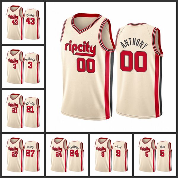 Portland Trail Blazers Anthony Tolliver C.J. McCollum Carmelo Anthony Hassan Whiteside Jusuf Nurkic Kent Bazemore Men Jersey
Portland Trail Blazers Anthony Tolliver C.J. McCollum Carmelo Anthony Hassan Whiteside Jusuf Nurkic Kent Bazemore Men Jersey