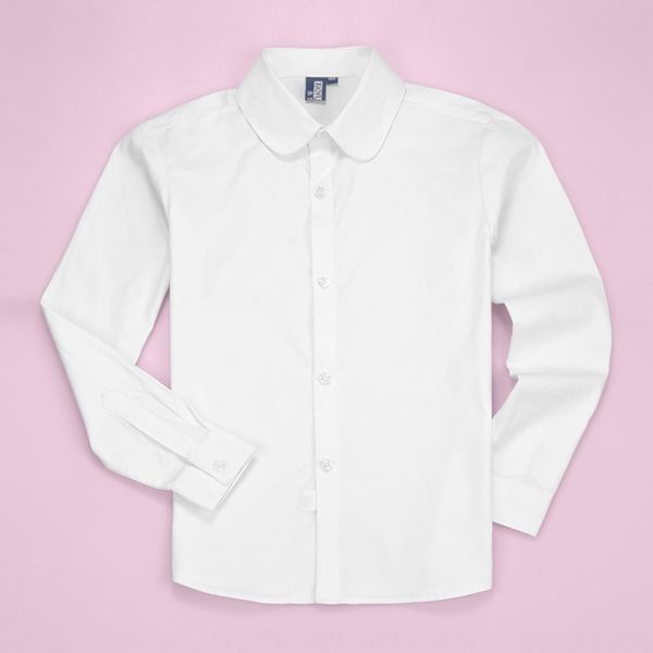 bknbd girls' white shirt long sleeve white shirt lace children's wear cotton round neck lace primary school uniform spring and aut, White;black
bknbd girls' white shirt long sleeve white shirt lace children's wear cotton round neck lace primary school uniform spring and aut, White;black
