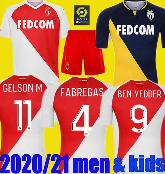 men kids 2020 2021 as monaco soccer jerseys kits 20 21 keita balde ben yedder gelson football shirt fabreags golovin maillots de foot, Black;yellow
men kids 2020 2021 as monaco soccer jerseys kits 20 21 keita balde ben yedder gelson football shirt fabreags golovin maillots de foot, Black;yellow