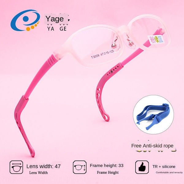 jagger tl3009 pink green blue children's frame tr full frame soft legs anti-slip lanyard straight glasses glasses, Silver
jagger tl3009 pink green blue children's frame tr full frame soft legs anti-slip lanyard straight glasses glasses, Silver