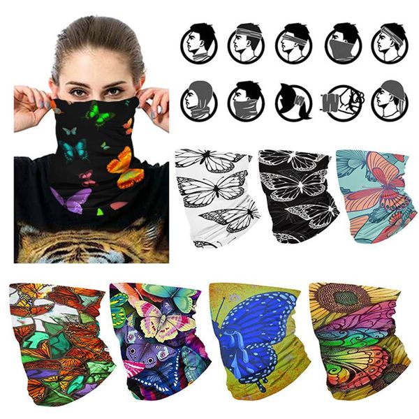 1pc women men outdoor sports bandana scarf headwear butterfly pattern face mask riding cycling headscarf tube wristband headband, Black
1pc women men outdoor sports bandana scarf headwear butterfly pattern face mask riding cycling headscarf tube wristband headband, Black
