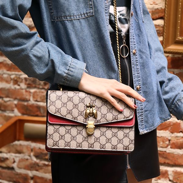 women's 2019 shoulder small square new little bee lock chain fashion small square all-match fashion shoulder bag crossbody bag
women's 2019 shoulder small square new little bee lock chain fashion small square all-match fashion shoulder bag crossbody bag
