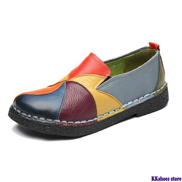 vintage genuine leather splicing loafers retro soft sole non-slip flats shoes women spring summer casual women flat shoes, Black
vintage genuine leather splicing loafers retro soft sole non-slip flats shoes women spring summer casual women flat shoes, Black