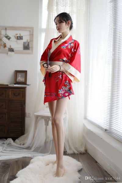 new foreign trade lingerie japanese-style kimono cosplay uniform temptation suit wholesale one ing, Black;red
new foreign trade lingerie japanese-style kimono cosplay uniform temptation suit wholesale one ing, Black;red