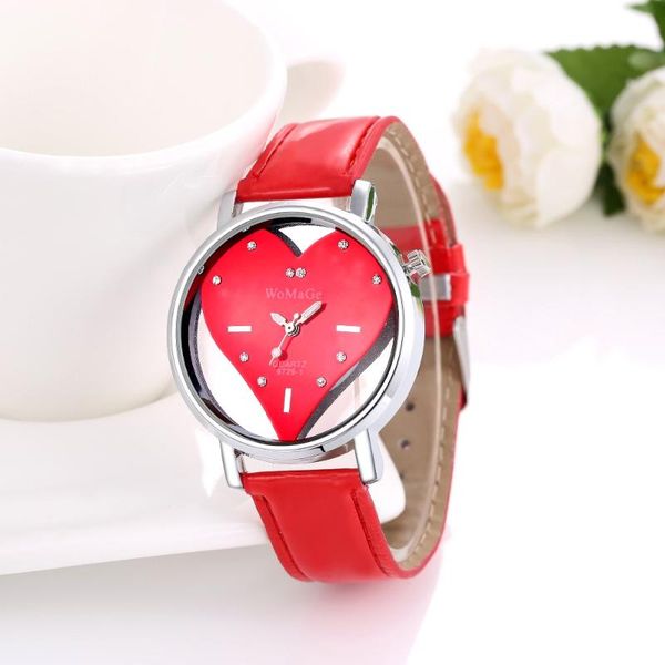 2020 luxury women's brand watch women heart shaped wristwatch exquisite peach heart design leather wristband watch - b384, Slivery;brown
2020 luxury women's brand watch women heart shaped wristwatch exquisite peach heart design leather wristband watch - b384, Slivery;brown