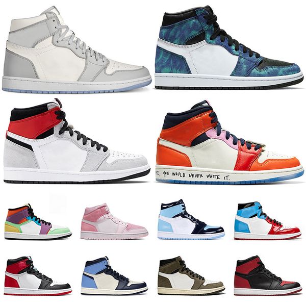 1 1s mens womens basketball shoes fearless light smoke grey tie dye travis scott chicago retro trainers sports sneakers size us 12, White;red
1 1s mens womens basketball shoes fearless light smoke grey tie dye travis scott chicago retro trainers sports sneakers size us 12, White;red