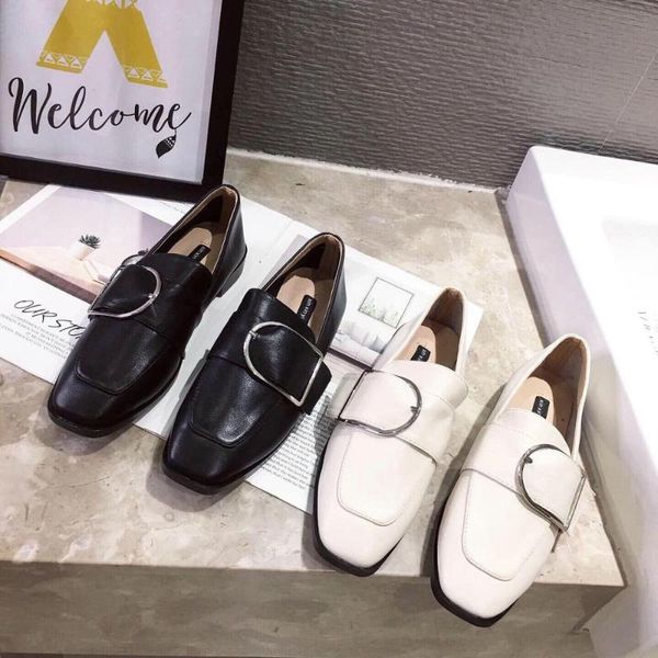 women shoes autumn women's moccasins all-match british style modis casual female sneakers flats square toe fall preppy 2020 new, Black
women shoes autumn women's moccasins all-match british style modis casual female sneakers flats square toe fall preppy 2020 new, Black