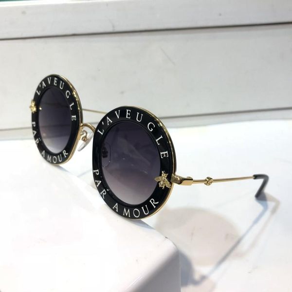 luxury designer sunglasses for women fashion round summer style black gold frame eyewear uv protection lens come with case, White;black
luxury designer sunglasses for women fashion round summer style black gold frame eyewear uv protection lens come with case, White;black
