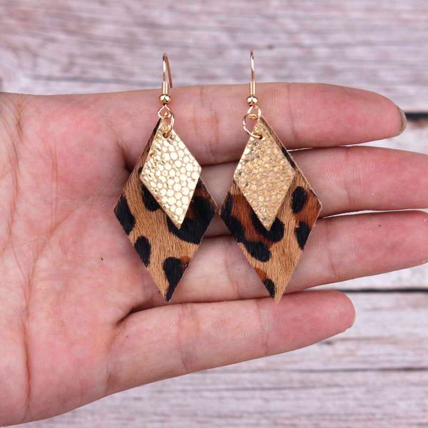 zwpon gold layered genuine leather rhombus earrings for women geometric metallic leather earrings jewelry wholesale, Silver
zwpon gold layered genuine leather rhombus earrings for women geometric metallic leather earrings jewelry wholesale, Silver