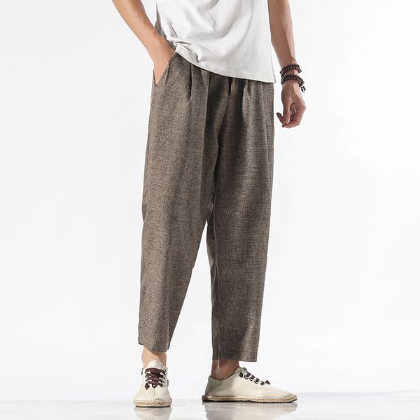 2020 summer harem pants men linen cotton trousers man hip hop streetwear pants male breathable straight navy pant m-5xl, Black
2020 summer harem pants men linen cotton trousers man hip hop streetwear pants male breathable straight navy pant m-5xl, Black