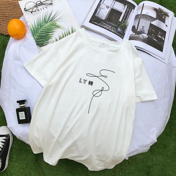 summer new kpop t-shirt harajuku short sleeve tee shirt femme fashion casual korean tumblr women t shirt streetwear clothes, White
summer new kpop t-shirt harajuku short sleeve tee shirt femme fashion casual korean tumblr women t shirt streetwear clothes, White