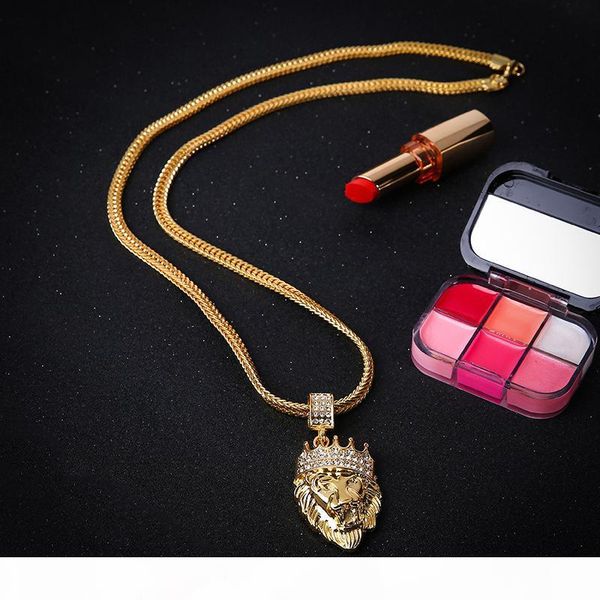 mens hip hop jewelry 18k gold plated fashion bling bling lion head iced out pendant mens necklace gold filled for gift present, Silver
mens hip hop jewelry 18k gold plated fashion bling bling lion head iced out pendant mens necklace gold filled for gift present, Silver